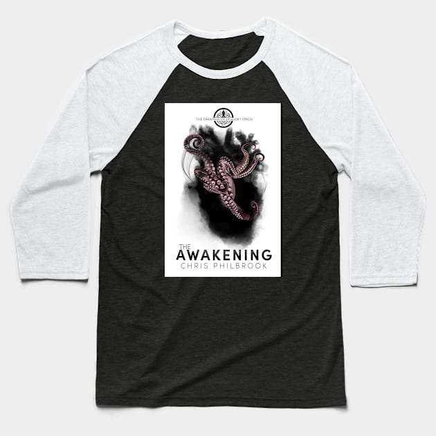 The Awakening Cover with tentacles Baseball T-Shirt by chrisphilbrook